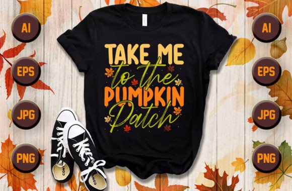 Pumpkin Patch Graphics for T-Shirt Designs
