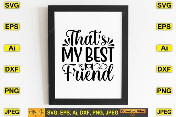 Reviewing That s My Best Friend SVG Design Print