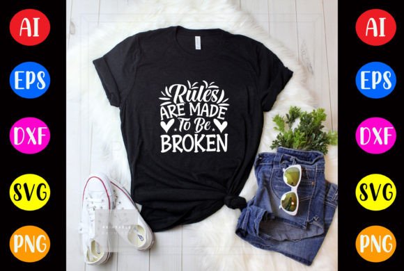 Rules Are Made to Be Broken: Bold Graphics for T-Shirt Designs