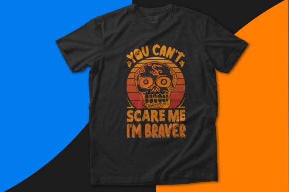 Spooky Halloween Braver Horror Graphics for T-Shirt Designs
