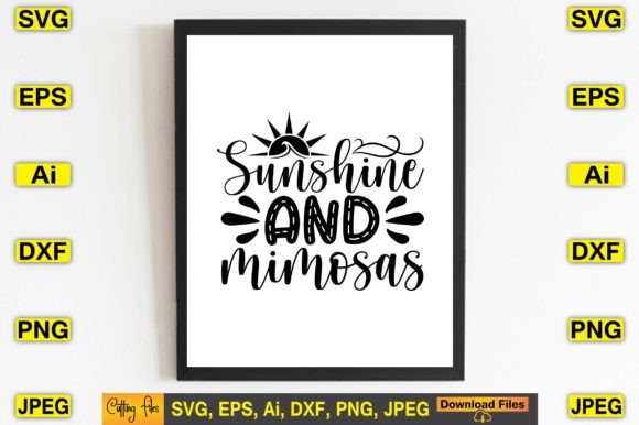 Sunshine SVG Graphics for T-Shirt Designs